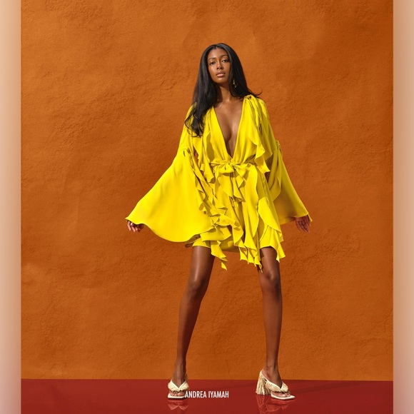 NWT Andrea Iyamah Tari Romper - Picture 3 of 5